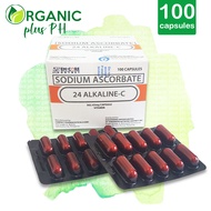 24 Alkaline C - 100 Capsules Sodium Ascorbate 100% AUTHENTIC (1 BOX ONLY)