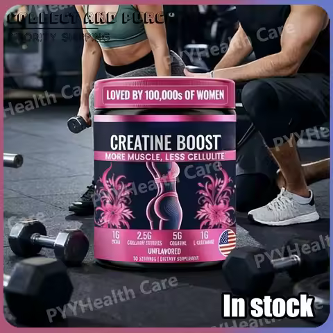 Creatine for Women Booty Builder Supplement with Collagen & BCAA Supports Muscle Development Post-Wo