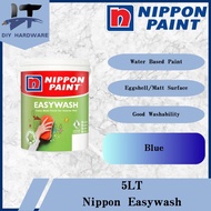 5 Liter Nippon Vinilex Easywash For Interior Wall Paint / Blue Colour