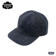 [BTO] Japan [Samurai Jeans] Retro Original Denim Fabric Patchwork Baseball Cap