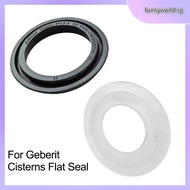 【FUNWD】2 Pieces Cistern Replacement Parts For Geberit Cisterns Flat Seal Flush Valve