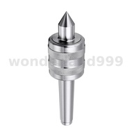 MT2 0.02 Inch CNC Precision Steel Lathe Live Center Taper Tool Triple Bearing
