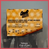 tataya - cup of joe stickers by baeri creates