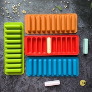 H&X Silicone Long Strip Ice Cube Mold Non-Stick For Chocolate Jelly Biscuit DIY Baking Ice Cream Bar