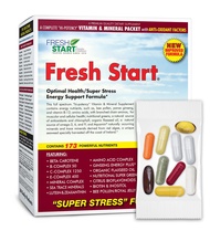 Fresh Start Complete Daily Vitamin Pack | Energy Booster & Stress Support | Vitamin A, B, C, D, E, B