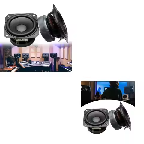 1Pc 70x70mm 2.75Inch 4Ohm 15W Bass Speaker 70mm Subwoofer for Enthusiasts