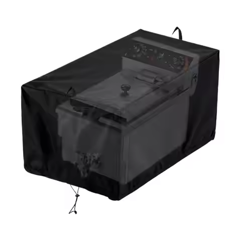 Deep Fryer Protective Cover, Single-Person Electric Deep Fryer Cover, Waterproof Oxford Cloth Cover,
