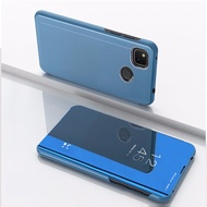 Google Pixel 4A Luxury Slim Acrylic Mirror Flip PU Leather Phone Case