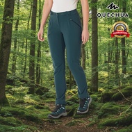 Women's Long Hiking Pants Model MH500 (Green) QUECHUA