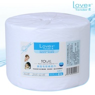 Love soft cotton cotton disposable towel washcloth cleansing towel roll disposable wash towel cotton