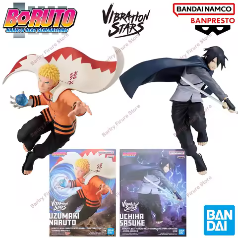 In Stock BANPRESTO Vibration Stars Boruto: Naruto Next Generations Uzumaki Boruto Uchiha Sasuke Anim