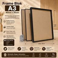Block Frame package 30 x 40 x 2.5 cm Frame/ Picture Frame/