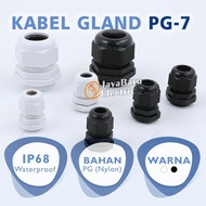 Glen Gland Cable PG-7 PG7 White Black Cable