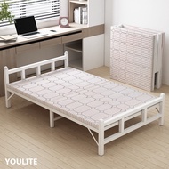 YOULITE Folding Bed Frame Foldable Bed Children's Bed Single Bed Storage Bed Metal Bed