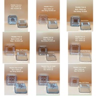 - BAG of 1.000 plastic trays for moon cakes 75gram, 100gram, 150gram, 200gram