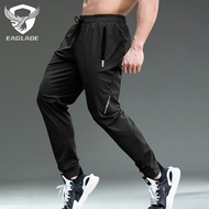 EAGLADE Jogging Sweat Cuffed Jogger Pants for Men Tracksuit Man Trousers Quick Drying Breathable Str