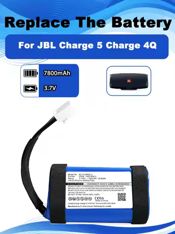 3.6V 7800mAh 1INR19/66-3 ID998 IAA011NA SUN-INTE-118 Replacement Battery For JBL Charge 4 4BLK 4J 4Q