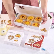 Packing 6 Egg Tarts Egg Tarts 4 Thickened Box Disposable Ready Stock 2 Grape 350g Type Tarts Packing
