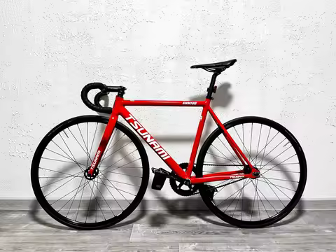 2024 TSUNAMI SNM100 Fixed Gear Bicycle Frameset 49cm 52cm 55cm 58cm Aluminum Racing Track Bike Fixed