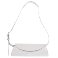 近全新 Jil Sander Cannolo J07WD0023 淺灰色皮革肩背包 0584 [二手] JIL SANDER