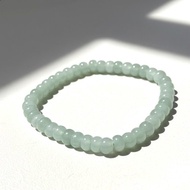 冰綠翡翠算盤珠手珠 | 天然緬甸玉A貨翡翠 | 送禮