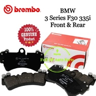 Brembo Front Rear Brake Pad - BMW 3 Series F30 335i 2012
