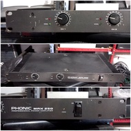 Phonic MAX 250 Stereo Power Amplifier Sound System Impor Bekas