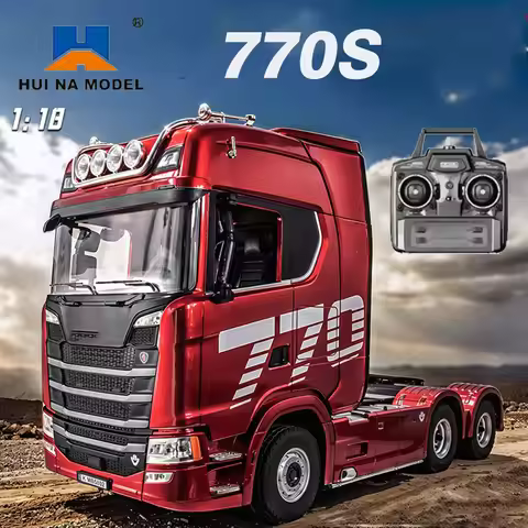 HUINA 770S Truck Rc Trailer 1501 1/18 Tractor Remote Control Car 19 Ch Rc Machine Engineering Vehicl