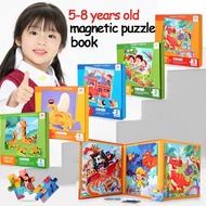 0-8years Phased Intelligence Up Magnetic Puzzle Books Puzzle Baby Early Education Toys Game Puzzle B