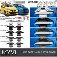 AMAZING PERODUA MYVI LAGI BEST ICON 2011-2017 CAR DOOR HANDLE BOWL COVER HANDLE INNER BOWL COVER PRO