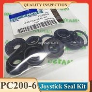 PC200-6 6D95 6D102 Joystick Seal Kit  for Komatsu Excavator Pilot Valve Repair Kit Operating Lever O