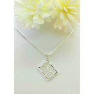 ♥️♥️♥️ABACUS SILVER NECKLACE S9999 / RANTAI PERAK SEMPOA S9999