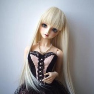 糖貓優品▼BJD SD 3分 4分 6分 8分娃娃假髮高溫絲 齊瀏海直髮