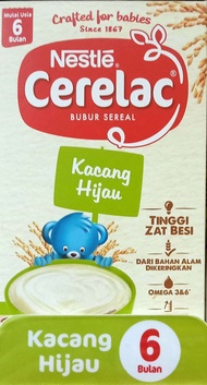Nestle Cerelac Kemasan Box (120GR) / Cerelac Beras Merah / Cerelac Kacang Hijau / Cerelac Beras Mera
