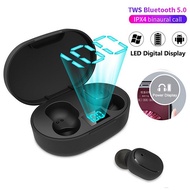 E6S Earbuds TWS Wireless Bluetooth Earphones Headsets Semi-In-Ear LED Display 9D Stereo Noise Reduct