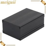 MEIGUII Electric Box, 46*76*110mm Black Aluminium Electric Box, Water Proof Striped /Glossy Style Sp