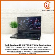 DELL GAMING G7 15 7590 INTEL I7-8750H 16GB RAM 512GB NVME SSD RTX2070 USED LAPTOP REFURBISHED NOTEBO