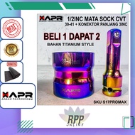 MATA APR S17PROMAX CVT Socket Bit 39mm 41mm Socket Connection 3Inch CrMo Titanium Style Socket Wrenc