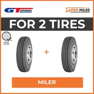 2pcs GT RADIAL 700-15 12P MILER Truck Tires