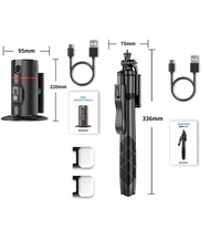 0TELESIN ถ่ายภาพอัจฉริยะ Gimbal Selfie P01 360° Rotation Auto Face TRACKING 360°ของแท้งานดีมาใหม่!!