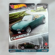 Hot Wheels Car Culture Modern Classics 5 '91 Mazda MX-5 Miata