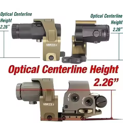 Unity Fast Mount FTC OMNI Mount With QD Lever 2.26 2.91 Optical Height For EOTECH G33 G43 G45 UNITY 