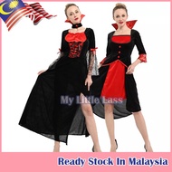 Vampire Women's Halloween Fancy Dress Up Costume Cosplay Big Kids Adult Costume