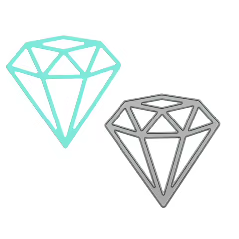 Diamond Pattern Metal Cutting Dies Scrapbooking Handmade Invitation Card Decorating Craft Paper Art 