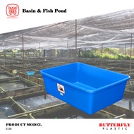 Plastic Rectangular Basin (61 LITRE) Plastic Water Tank / Plastic Fish Pond / Heavy Duty Storage Tan