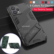 For Realme C35 C31 C 35 C 31 GT2 pro GT 2 pro Neo2 Realme Narzo 50A Prime Phone Case Fashion Armor Shockproof Casing Bracket Stand Holder Protection Hard Back Cover