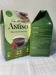 Combo 4 hộp (160 túi lọc) trà túi lọc atiso Bảo Khang trà hoa atiso trà thanh nhiệt mát gan giải độc