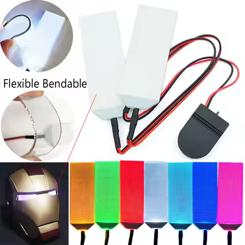 Flexible Bendable DIY LED Light Eyes Kits for Iron Man Halloween Helmet Mask Eye Light Cosplay Acces