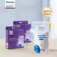Philips Avent Breast Milk Storage Bag 30Pcs/Pack Double Layer Zipper Lock 200mL