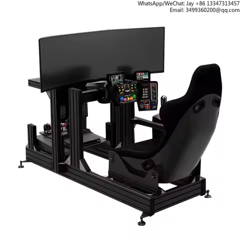 Aluminum Profile 4080 Game Driving Simulator Steering Wheel Sim Racing Chair Sim Rig DIY Sim Racing 